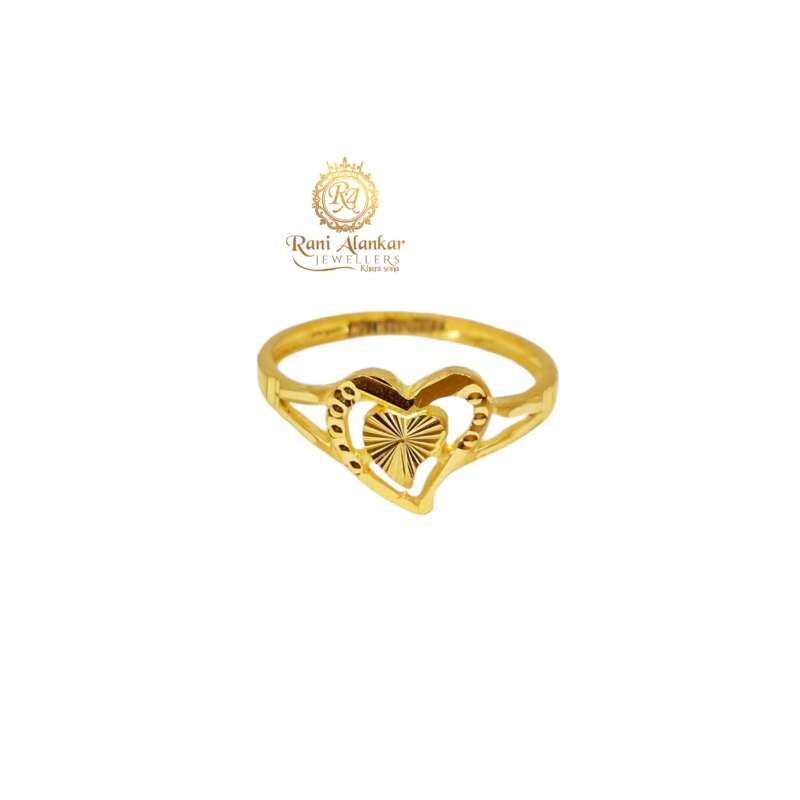 Elegant Multicoloured Jadau Ring in 22ct Gold GLR 058