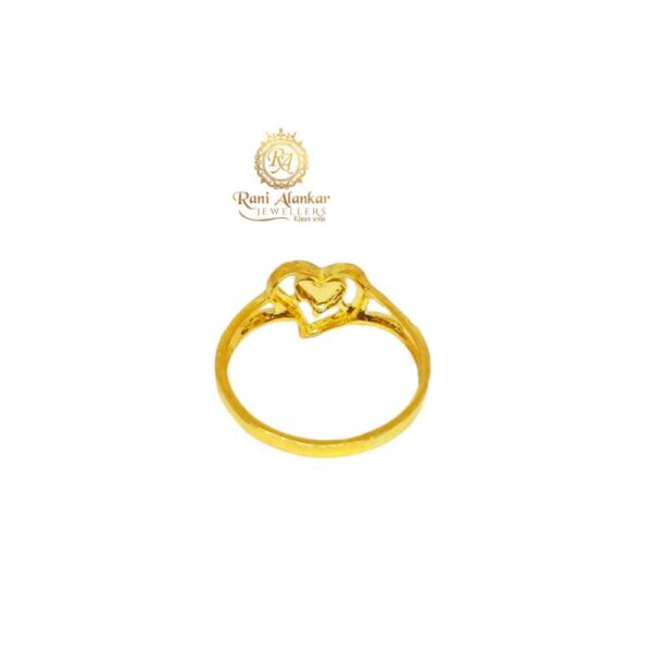 Hard Shap Design Gold Ring Daily Wear