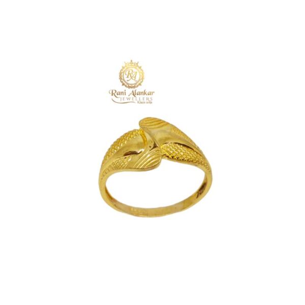 Ladies 916 Yellow Gold Ring – Daily Wear