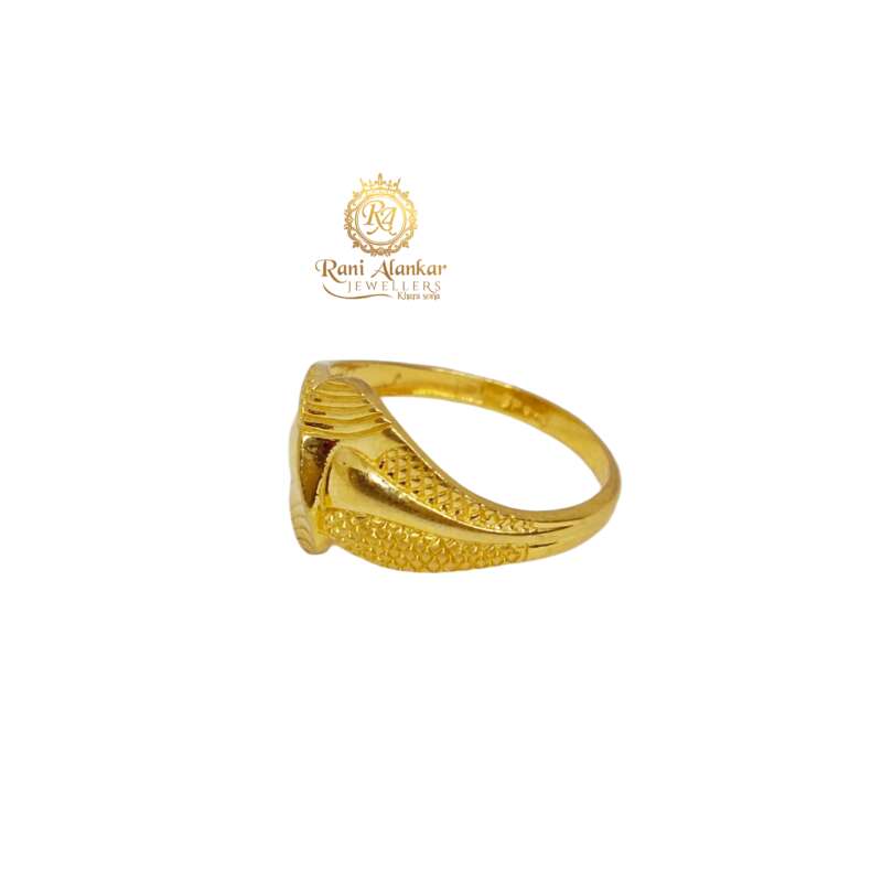 Goldshine 22K Solid Yellow Gold Ring US 5.75 Female Genuine Hallmarked 916  - Etsy