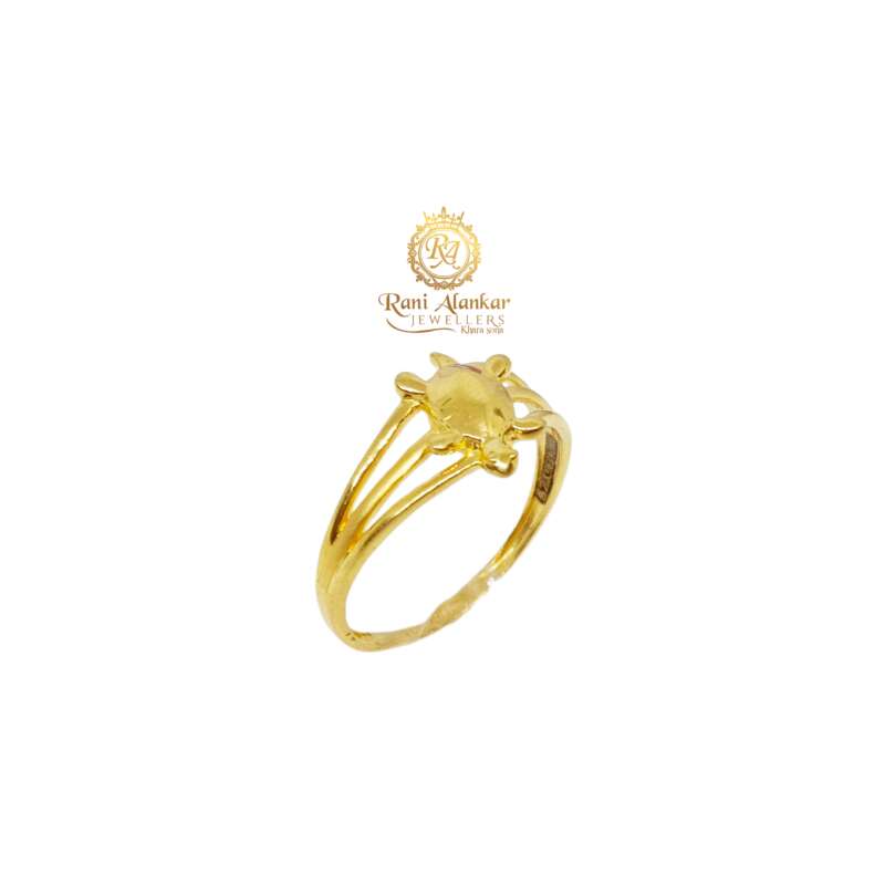 91.6% Casting Ladies Gold Rings, 2gm at best price in Pune | ID: 24727573491
