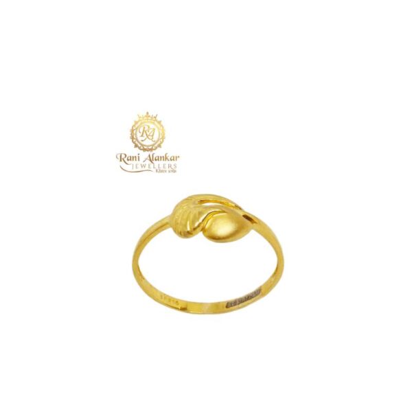 Buy quality 22KT Gold Plain Fancy Ladies Ring