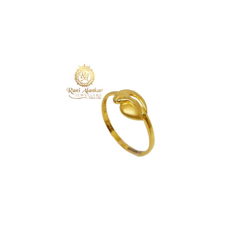 22Kt Gold CZ Ring - RiLs27578 - US$ 165 - The Ring's 22kt Pure Gold  composition ensures a luxurious and enduring quality, while the meticulous