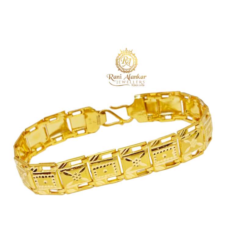 Beautiful Gold Bracelet for Men || Latest 22 carat Gold Bracelet || Men Gold  Jewellery - YouTube