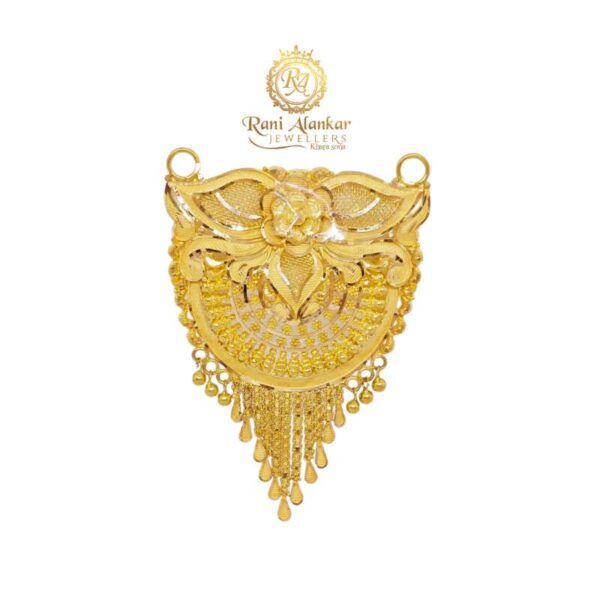 Gold Doubal Kunda Locket / Rani Alankar Jewellers (Mangalsutra)