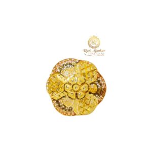 Yellow Gold Umbrella Rings 22kr / Rani Alankar Jewellers