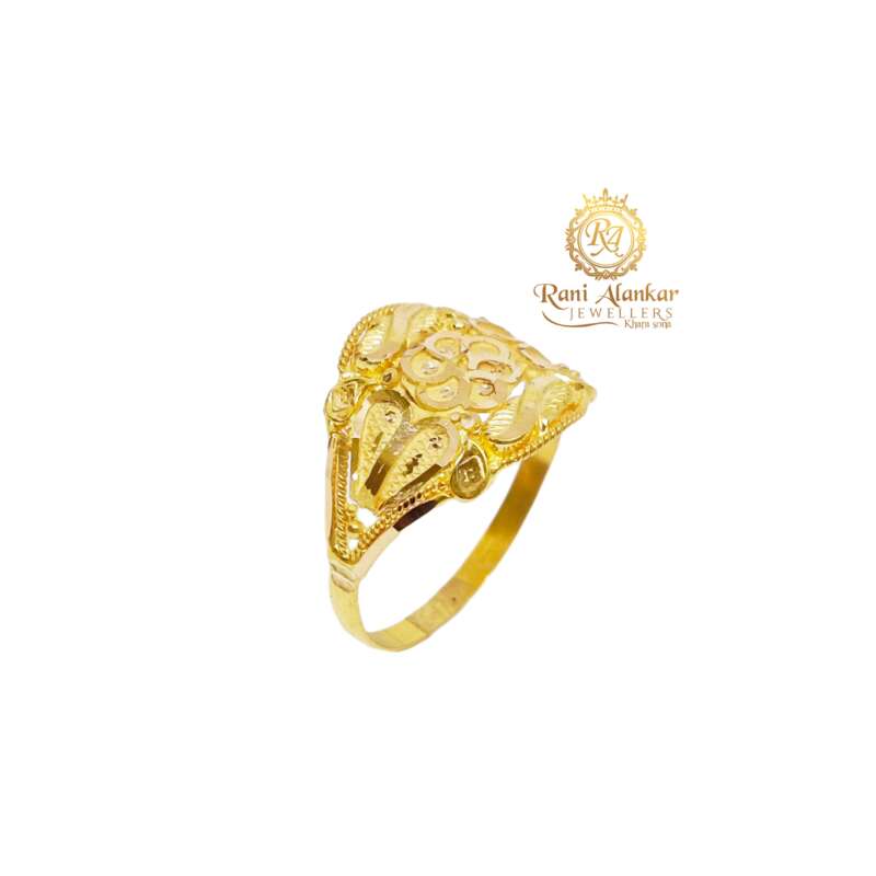 22K Gold Indian Rings Online - Queen of Hearts Jewelry