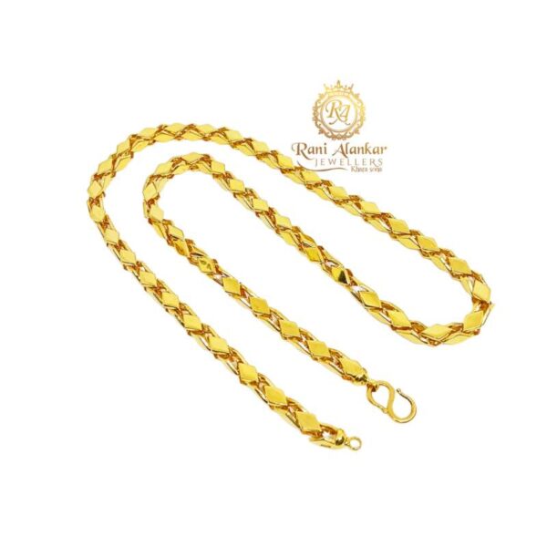 Indo Italian Gold Chain / Rani Alankar Jewellers (78.700 gram Chain)