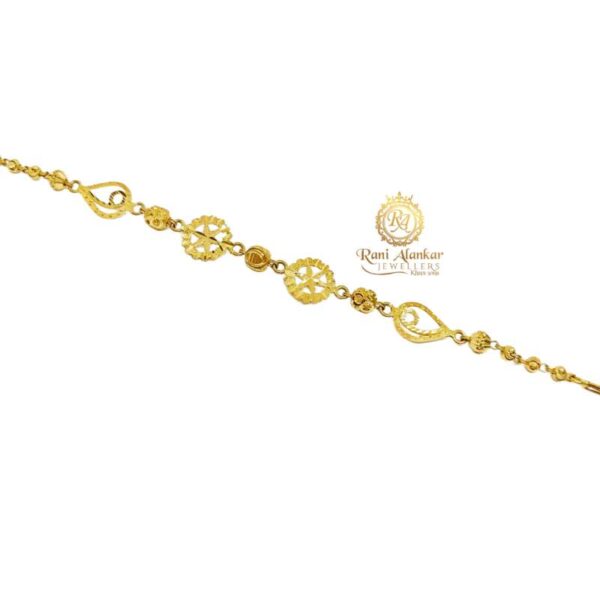 Ladies Fancy Gold Bracelet 18kt / Rani Alankar Jewellers