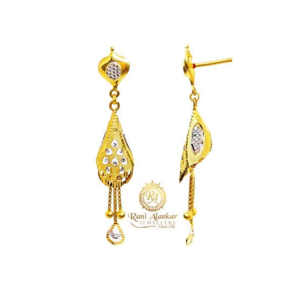 Gold Fancy Earring 22kt