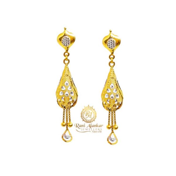 Gold Fancy Earring 22kt