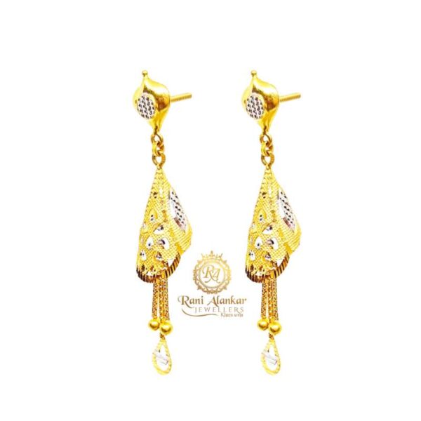 Gold Fancy Earring 22kt