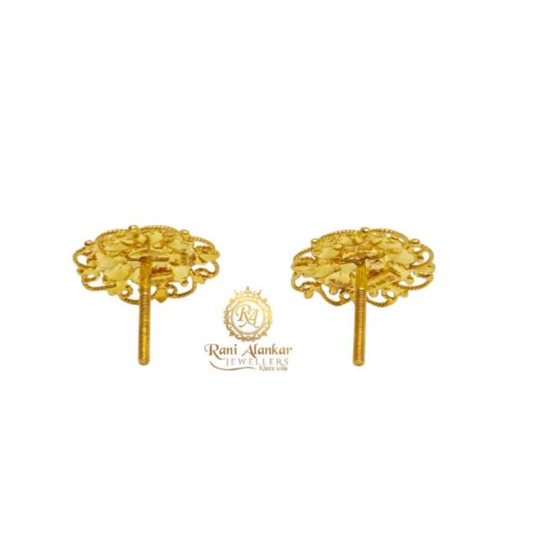 Gold Tops Earring 22kt