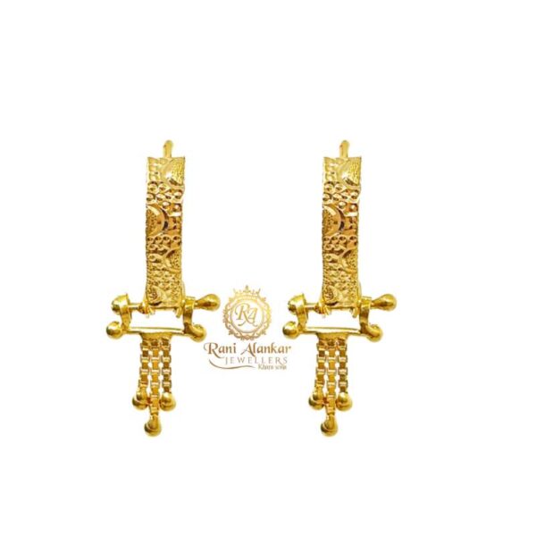 MAJESTIC ELEGANCE 18KT GOLD EARRINGS