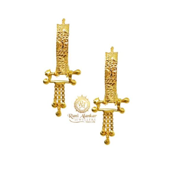 MAJESTIC ELEGANCE 18KT GOLD EARRINGS