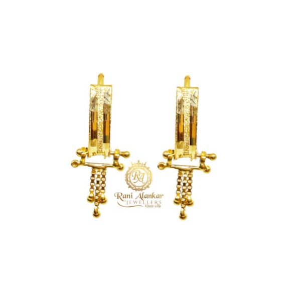 18KT GOLD EARRINGS / Rani Alankar Jewellers