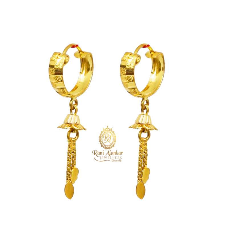 Fancy Designer Gold Earrings at Rs 250000/pair in New Delhi | ID:  2850513996662