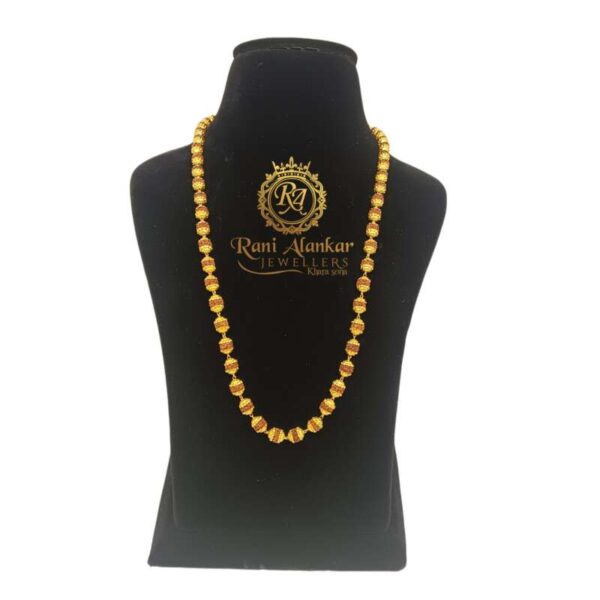 Gold Rudraksha Mala 24 inch / Rani Alankar Jewellers