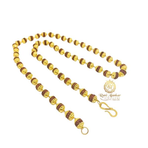 Gold Rudraksha Mala 24 inch / Rani Alankar Jewellers