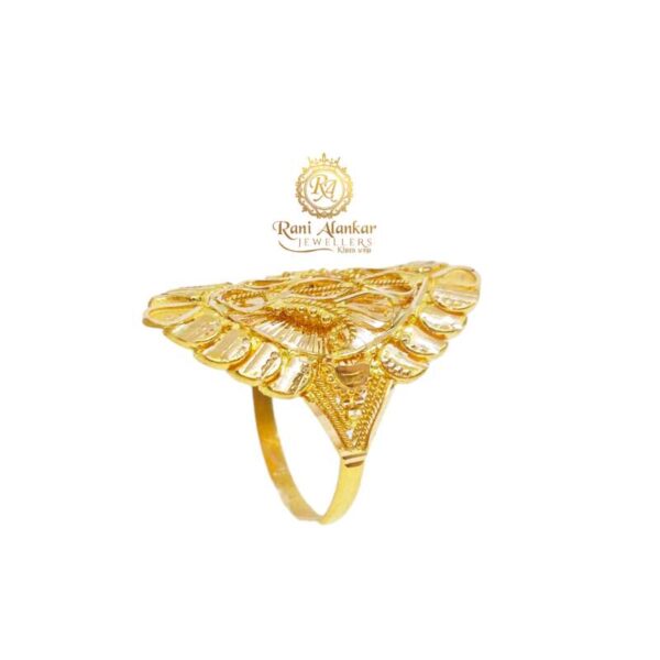 Gold Casting Ring For Ladies / Rani Alankar Jewellers