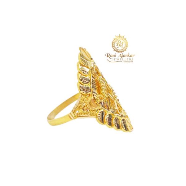Gold Casting Ring For Ladies / Rani Alankar Jewellers
