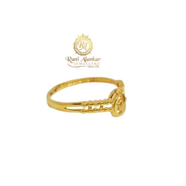 Gold Light Weight Ring Hard Shap Design