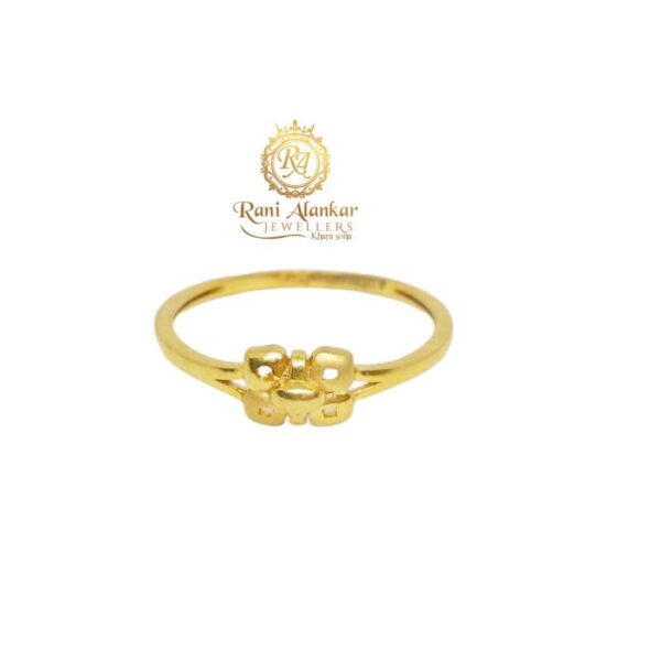 Gold Light Weight Ring 22kt