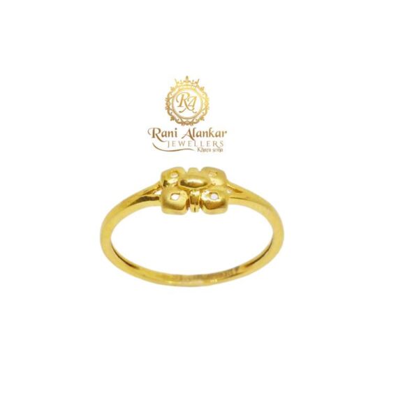 Gold Light Weight Ring 22kt