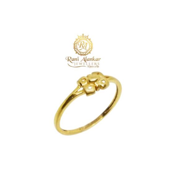 Gold Light Weight Ring 22kt