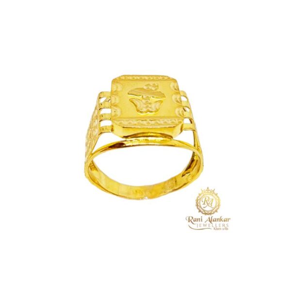 Gold Jen,s Ring 22kt / Rani Alankar Jewellers