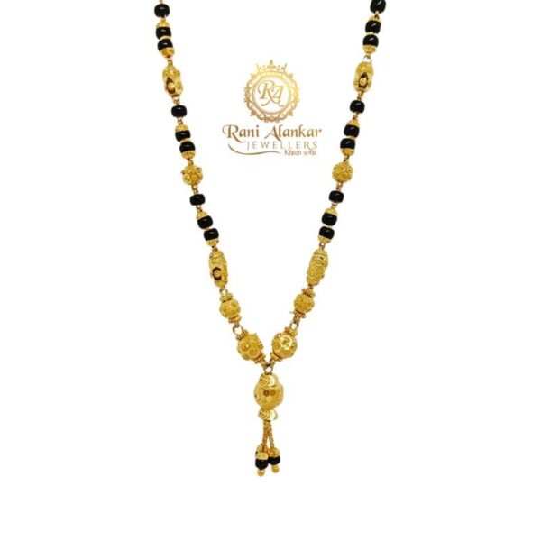 Gold Fancy Shorts Mangalsutra 22kt / Rani Alankar Jewellers