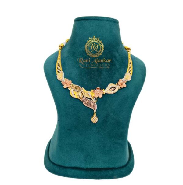 Gold Antique Necklace 18kt / Rani Alankar Jewellers