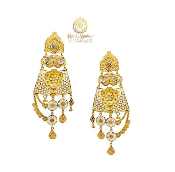 The Antique Gold Earring 18k