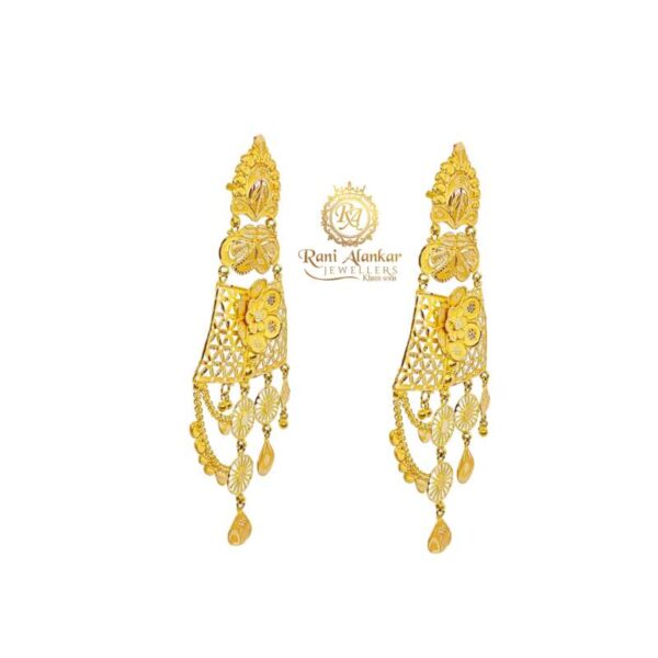 The Antique Gold Earring 18k