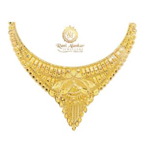 Gold Wedding Necklace 18kt / Rani Alankar Jewellers