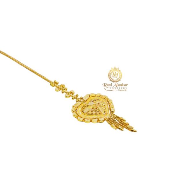 Gold Maang Tikka 18kt