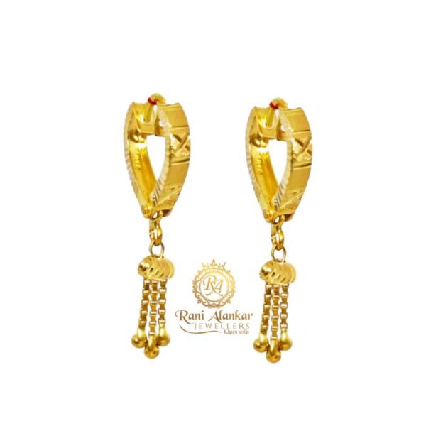 Latest Gold Earring Design 18kt