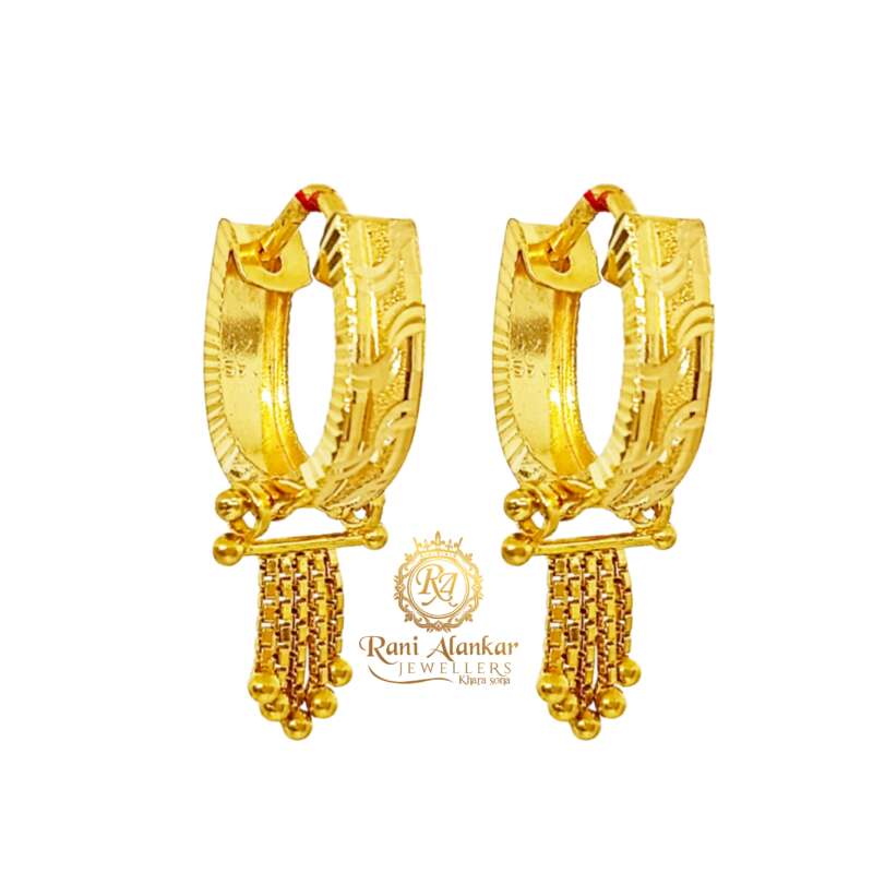 New Gold Earrings Designs Small Drop Earring – Welcome to Rani Alankar