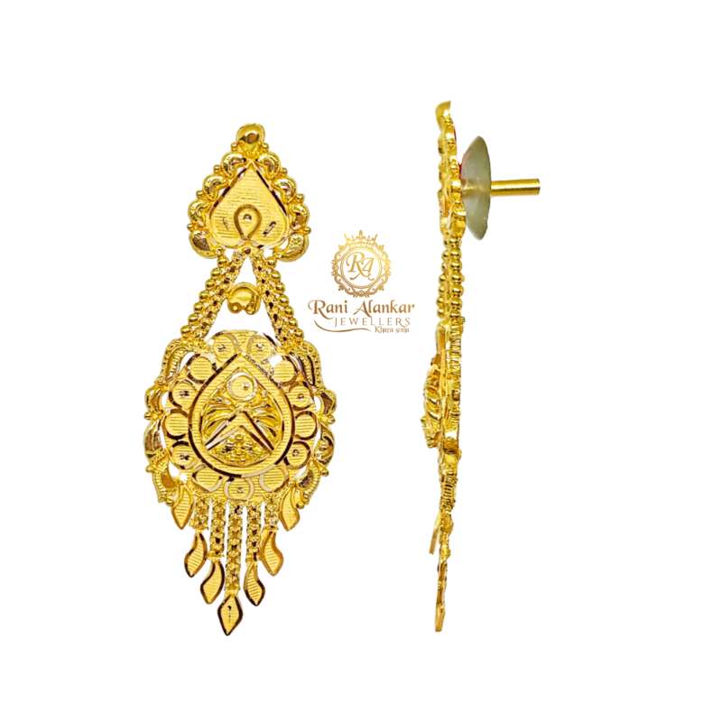 Ladies Gold Earring in Kolkata at best price by R K Jewellery - Justdial