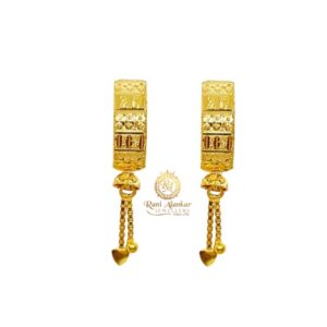 Daily Bear Gold Earring 18kt Rani Alankar Jewellers