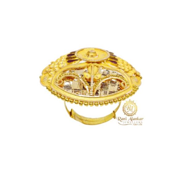 The Gold Jodha Ring 18kt Rani Alankar Jewellers