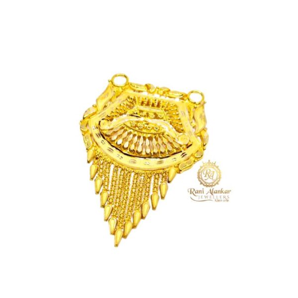 Gold Doubal Kunda Locket Rani Alankar Jewellers