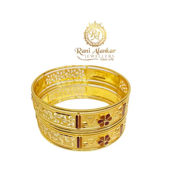 Gold Bangle 22kt Rani Alankar Jewellers