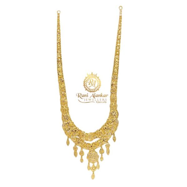 Gold Long Necklace 18kt