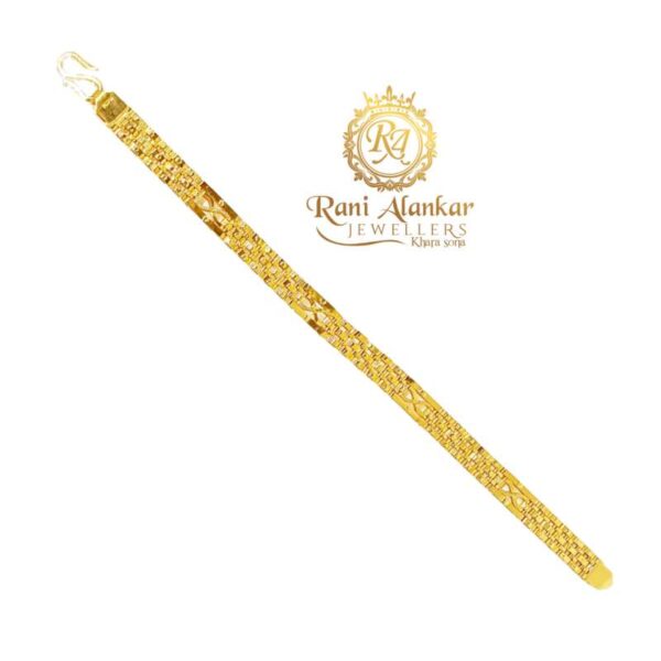 Gold Bracelet 22kt Jen,s by Rani Alankar Jewellers