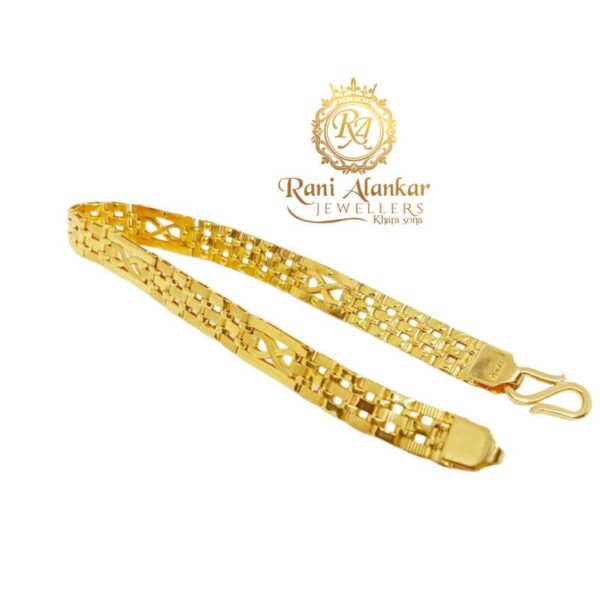 Gold Bracelet 22kt Jen,s by Rani Alankar Jewellers