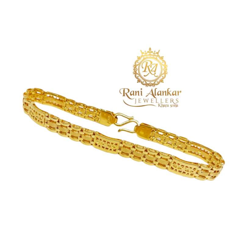 Kohli & Round Kadi Gorgeous Design Gold Plated Bracelet For Men - Style  B141, गोल्ड प्लेटेड ब्रेसलेट - Soni Fashion, Rajkot | ID: 26091268273