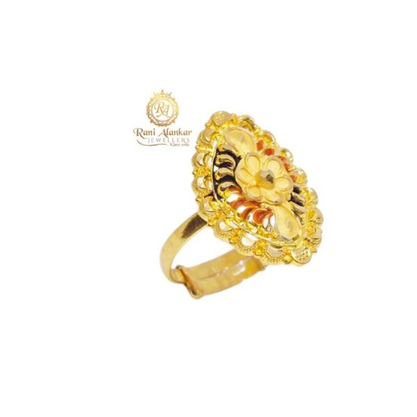 Gold Ladies Ring,s by Rani Alankar Jewellers