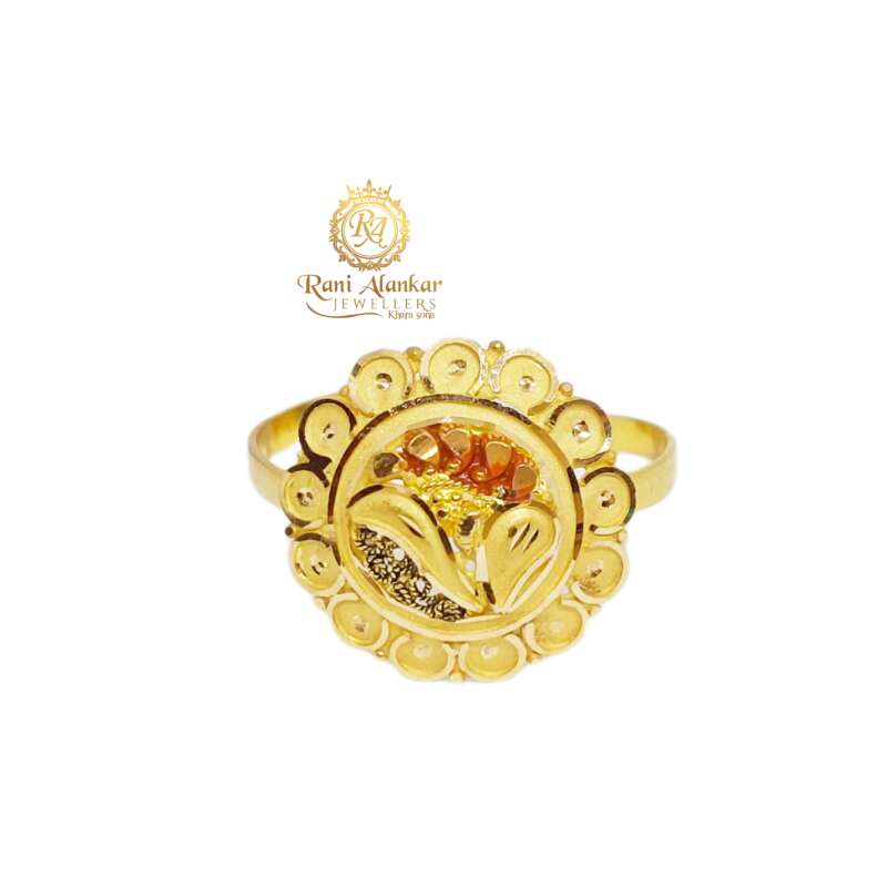 Flowe Gold Rings 22kt For Women,s By Rani Alankar Jewellers – Welcome to  Rani Alankar