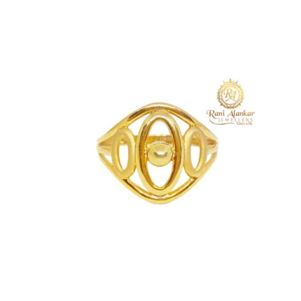 Ladies Gold Ring Daily Wear